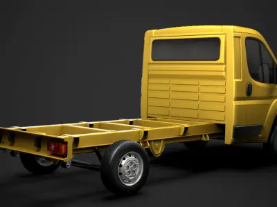 Peugeot Boxer Chassis Truck Single Cab 3450WB 2020 3D model