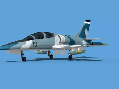 Aero Vodochody L-39C Albatross Estonia 2 3D model