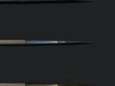 Ancient Macedonian Sarissa Pike Low-poly 3D model