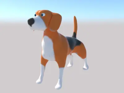 3d Model Bigl beagle dog Free 3D model