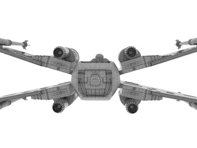 X-WING STARFIGHER 3D model