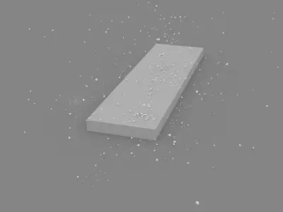 Houdini Shooter Destruction Asset Low-poly 3D model