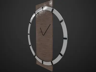 Modern Clock Free 3D model purchase