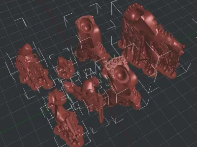 Black Knights - Bellicosor Squad 3D print model