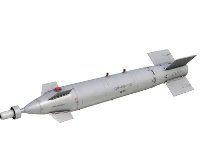 China Chinese LT-2 LS-500 Laser Guided Bomb Low-poly 3D model