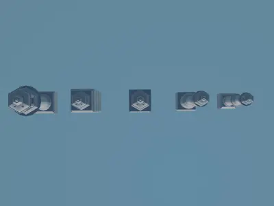 Model Historic Lamp for Interior Design 3D print model