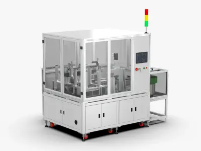 Automatic Spring Distribution and Assembly Swinging Machine 3D model