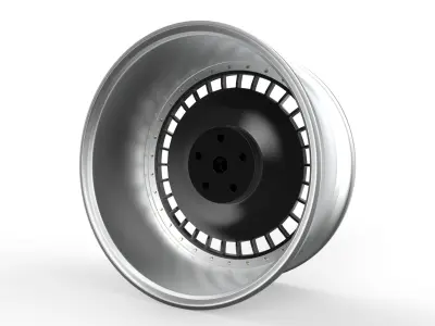 Mercedes-Benz Old Custom Wheel 3D model