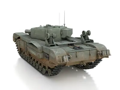 Churchill MK IV AVRE - Cheetah 3D model