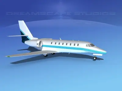 Cessna C680 Citation Soveriegn V13 3D model