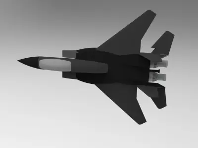 Aircraft design F15 3D model