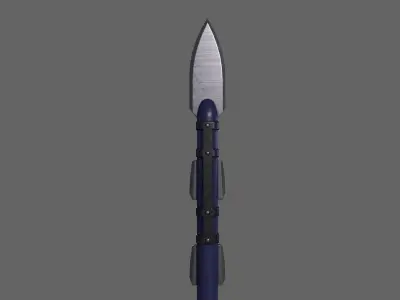 PBR Spear V2a Low-poly 3D model