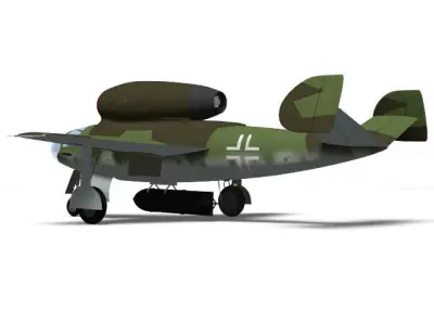 Henschel Hs132 3D model