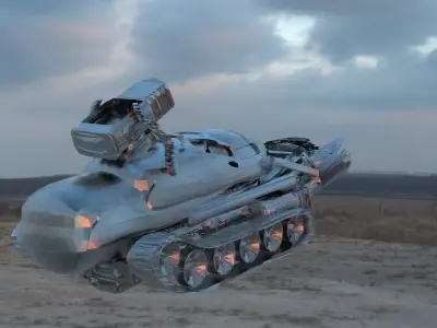 Bulldozer Tank 3D model