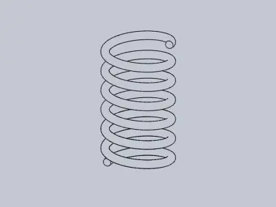 spring Free 3D model