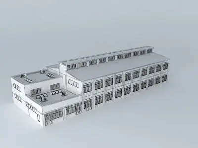 Factory Condominiums Free 3D model