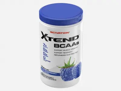 Supplement BCAA Bottle 3D model