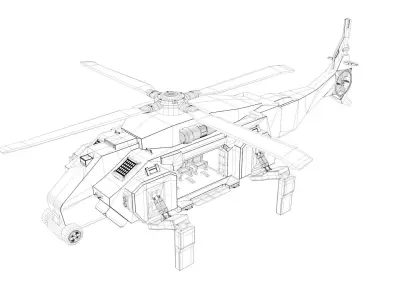 lowpoly modern aphatchi 3D model