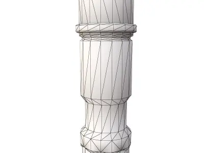 Grenades fire extinguisher Low-poly 3D model
