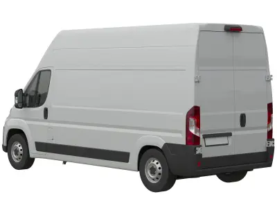 Global commercial van L3H3 3D model