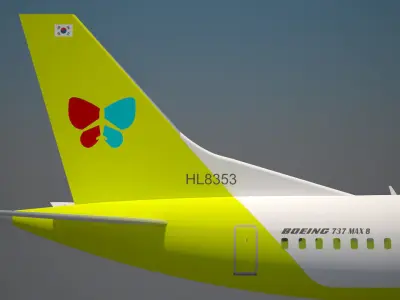 Jin Air Boeing 737 Max 8 3D model