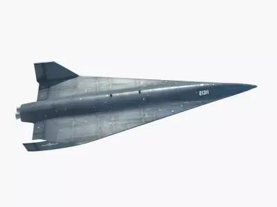Unmanned reconnaissance aircraft 3D model