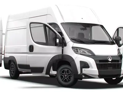 Vauxhall Movano e Van L3H3 HQ Interior 2025 3D model