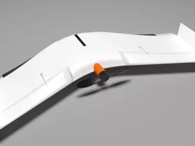 Drone Low Poly Low-poly 3D model
