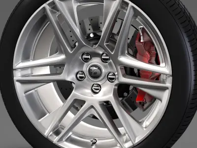 HSV GTS Maloo GEN F2 2017 wheel 3D model