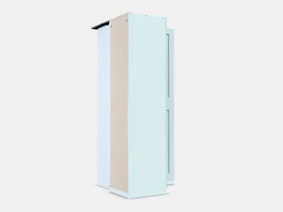 PAX  GRIMO Corner wardrobe Free low-poly 3D model