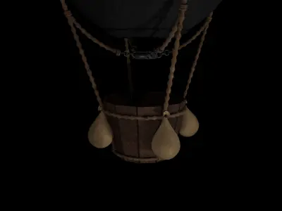 Balloon Low-poly 3D model