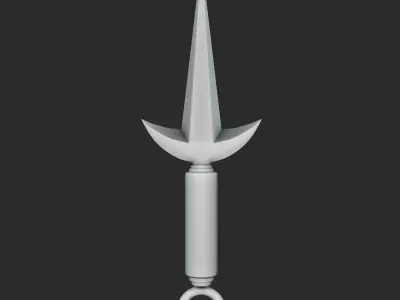 Minatos Kunai 3D Model Free low-poly 3D model