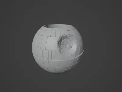 Death Star Pencil Holder 3D print model