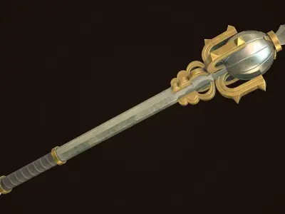 Mace 10 Low-poly 3D model