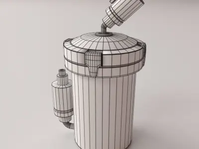 Canister Filter 3D model