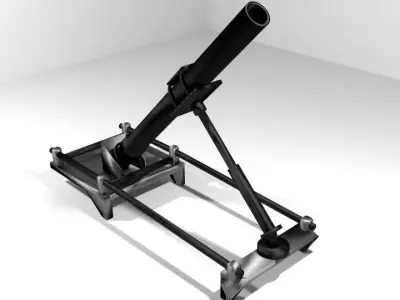 Mortar - Type Medium 3D model