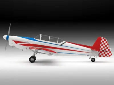 Zlin 526 F 3D model