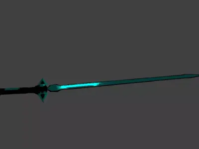 sword that glows Free 3D model