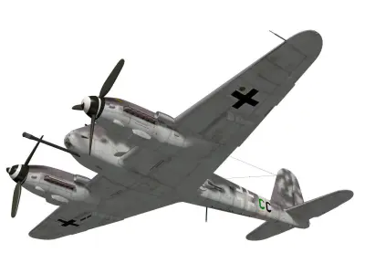 Messerschmitt Me 410 A1U4 Hornisse 3D model