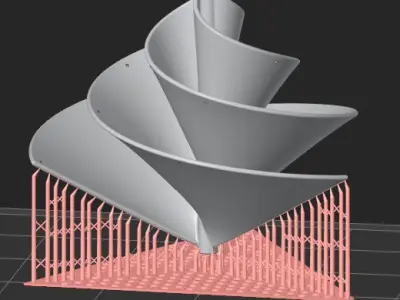 Archimedes Turbine Liam Wind Arquimedes Turbina Aerogenerador Free 3D print model