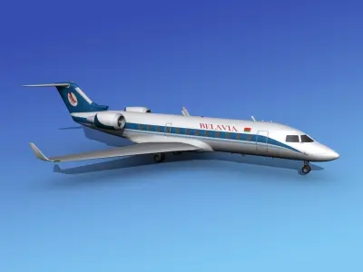 Canadair CRJ200 Belavia 3D model