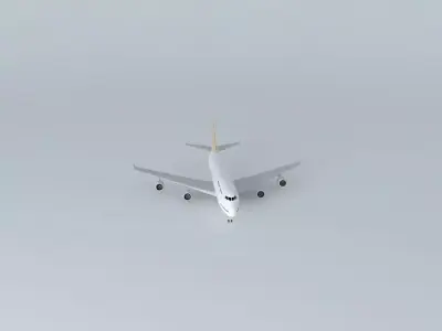 Plane in Viracopos 3D model
