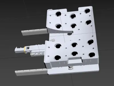 The vacuum platform module 3D model
