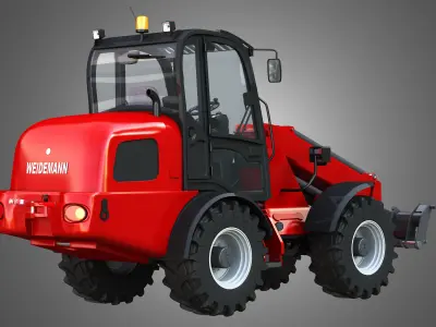 Weidemann 4070 - CX100 Telescopic Loader 3D model