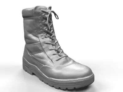 Military Boots Scan 3D model