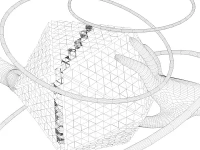 rigged hand Free low-poly 3D model