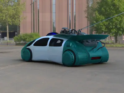 Hill Valley Police Car 2015 3D model