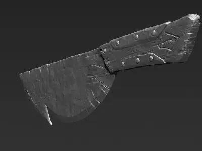 Zbrush Sword 01 3D model