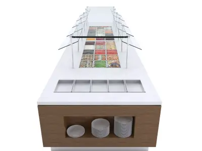 Salad Bar 3D model
