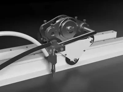 Hydro Cutting Machine 3D model
